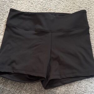 Girls' XL Black Destira High Waisted performance shorts